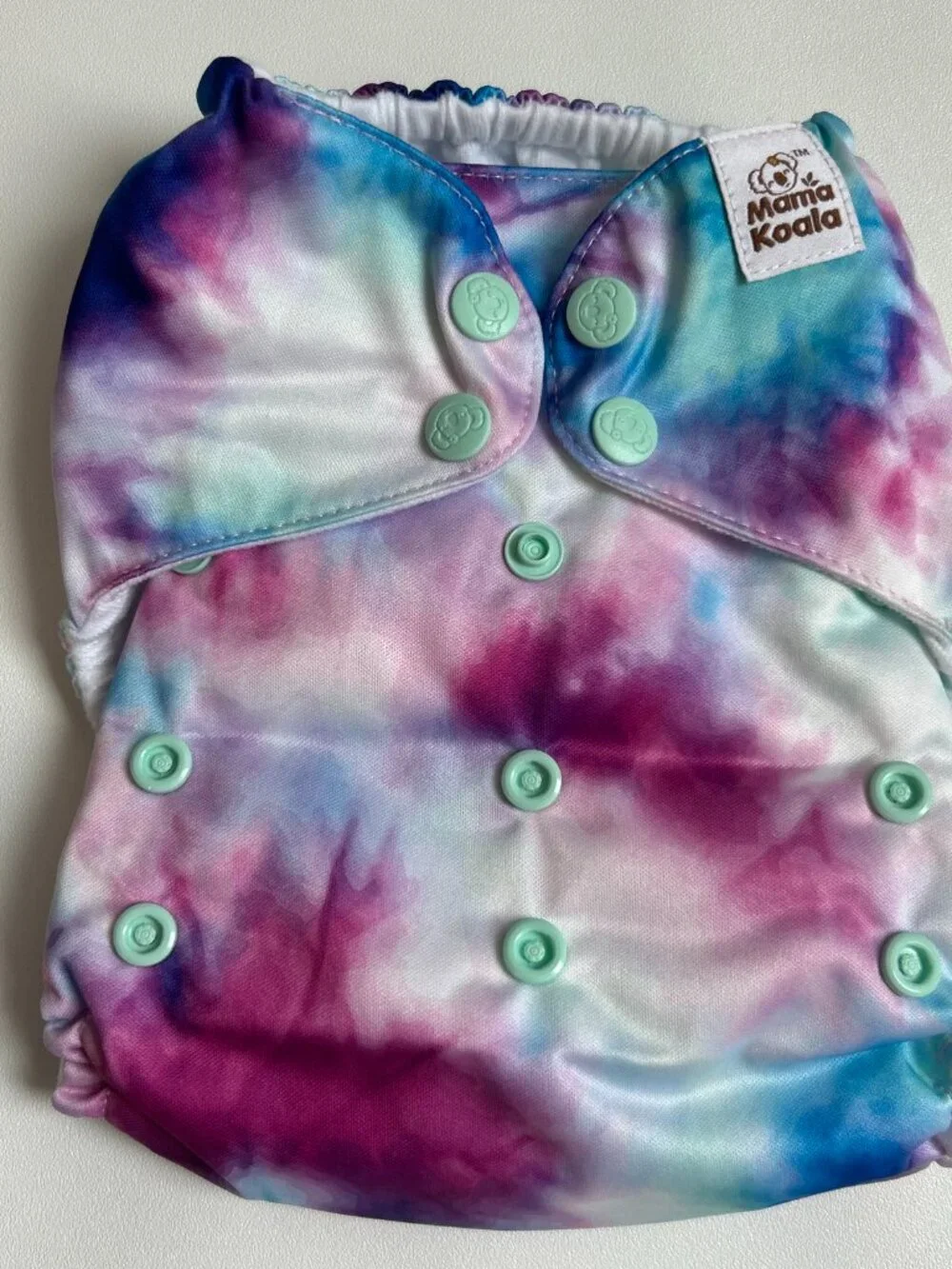NEW Mama Koala Pocket Cloth Diaper OS Tie Dye Reusable No Insert One Size